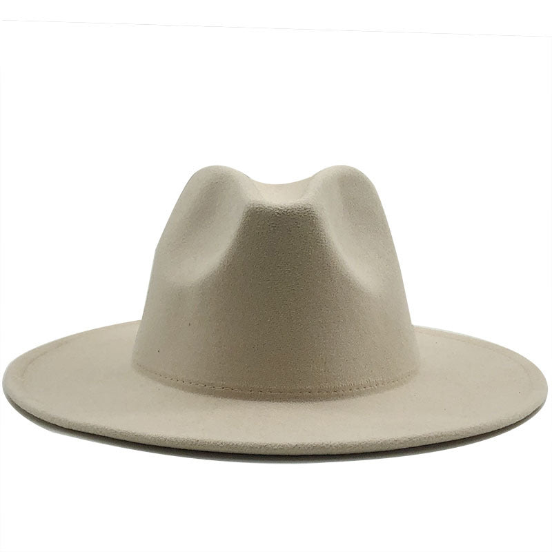 Fedora Hats Unisex - Solid - Red Bottom - 2 Tone