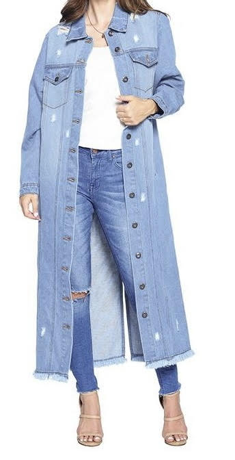 Full Length Denim Jacket